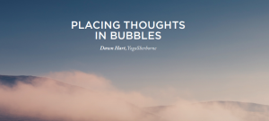 Placing thoughts in bubbles